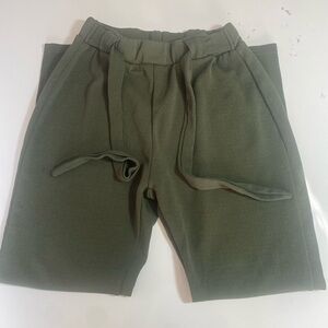 Olive Green Woman's Dress Pants